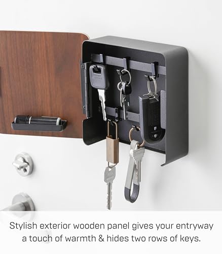 Miniatura 6 de Yamazaki 4801 Rin Key Box, Black, Steel Plywood, 15.8 X 5.7 X 15.8 Cm
