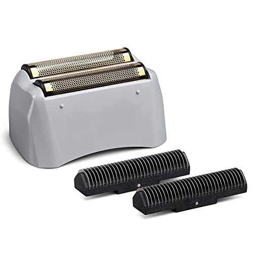 SUGZIL 電気シェーバー 替刃セット for Andis 17150 Profoil Lithium メンズシェーバー用, 電動カミソリ 外刃 + 内刃 ひげそり 替え刃用 (ゴールド)