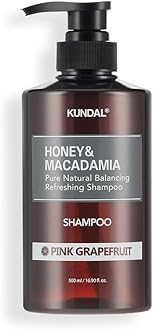 KUNDAL Nature Shampoo #Pink Grapefruit Nature Shampoo 16.9 fl oz (500 ml) #Pink Grapefruit