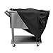Kühlwagen-Abdeckung, wasserdicht, UV-beständig, für den Außenbereich, Eiskiste, rollende Party-Kühlerabdeckung, passend für die meisten 80 QT Terrassenkühler auf Rädern, 35 L x 20 W x 34 H in Schwarz