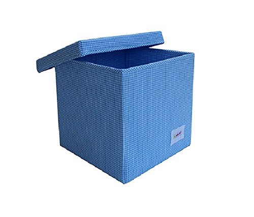 Minene 1552 Aufbewahrung Würfel Box, Hellblau Karo Küche, Haushalt & Wohnen