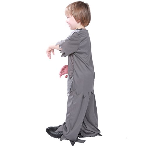 Eraspooky Skeleton Bloody Zombie Boy Costume Horror Halloween Kids Fancy Dress Outfit thumb #3