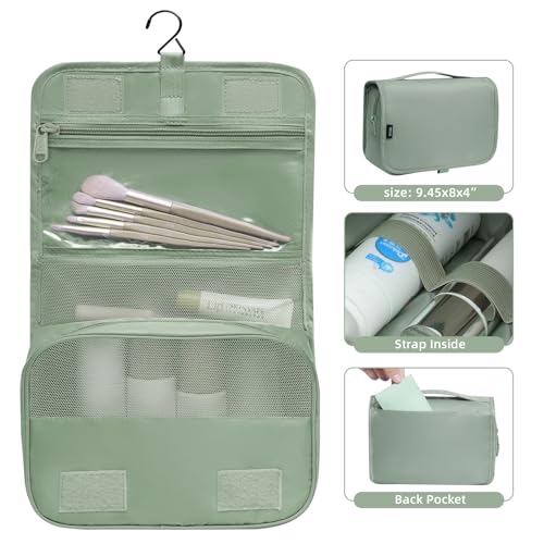 BAGAIL 10 Set Packing Cubes Various Sizes Packing Organizer for Travel Accessories Luggage Carry On Suitcase - Matcha Green - Image 4