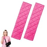 TELADESHX 2 Pcs Strap Cushion for Arm Sling Shoulder Strap Covers Brace Carry Strap Pillow Arm Elbow Wrist Injury Support Strap Pad to Release Stress to Your Neck and Shoulder (Rose Red)