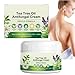 Olio di tea tree crema antifungina, crema idratante per piedi e mani, allevia il prurito della pelle, lenitivo e idratante, crema nutriente naturale per uomini e donne (1 pezzo) immagine