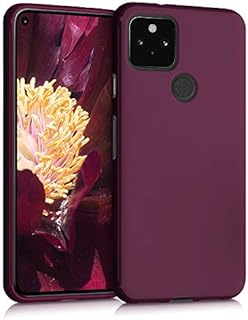kwmobile Case Compatible with Google Pixel 5 Case - Soft Slim Protective TPU Silicone Cover - Forest Green