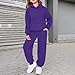 Girls Sweatsuit 2 Piece Outfits - Hoodie Sweatshirts and Sweatpants with Pockets Fall Winter Fashion Jogger Sets