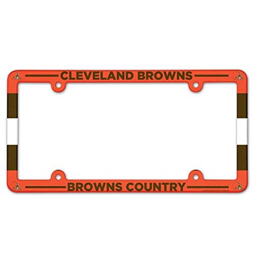 NFL Cleveland Browns LIC Plate Frame Full Color