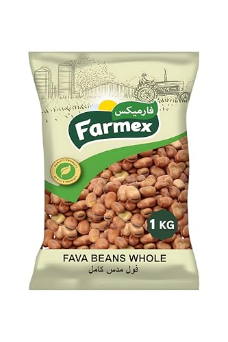 Farmex Fava Whole Beans 1kg | Premium Quality Whole Fava Beans | Versatile Legume for Cooking, Salads & Traditional Dishes | Rich in Protein & Fiber | Ready to Cook