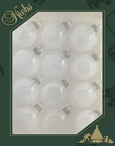 Christmas by Krebs [12 Pack] Clear with Silver Caps 2