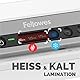 Fellowes Laminiergerät Amaris A3 - für Büro/Schule/Zuhause - nur 1 Minute Aufwärmzeit - für Heißlaminierfolien von 80-175mic - mit Rücklauf-Funktion - inkl. Starterset für 10 Laminationen