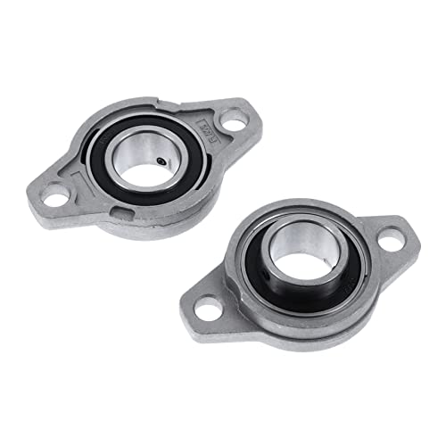 NAMOARLY 2pcs Zinc Alloy Pillow Block Low Noise Self-aligning Bearings Bolts Pillow Block Wide Applications for Machinery
