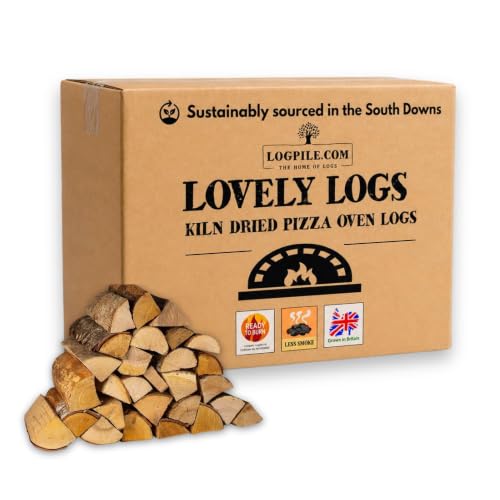 Logpile Kiln Dried Pizza Oven Wood 20kg, Premium British Firewood