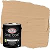 Glidden Interior Paint + Primer Brown/Cheddar Biscuit, One Coat, Semi-Gloss, 1-Gallon