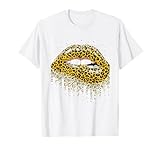 Photo Gallery leopard labbra stampato tee donne madre fidanzata regali maglietta Photo Gallery leopard labbra stampato tee donne madre fidanzata regali maglietta