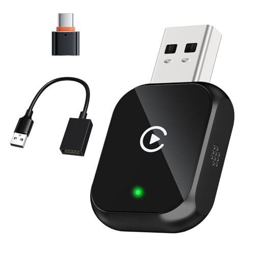 Adaptateur CarPlay sans fil 2 en 1 dongle USB universel pour autoradio d'origine