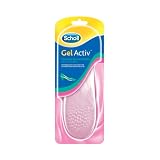 Scholl GelActiv Plantillas Gel Mujer para Tacones de Uso Diario - Almohadillas para Pies con Amortiguación, Plantilla Antideslizante, Comodidad todo el Día, Diseño fino y Discreto, Talla 35–40,5