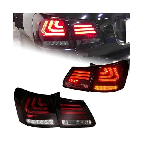 1yA NTX GS GS350 e[Cg 2006-2010 GS300 GS430 J[X^CO e[v LED DRL VOiu[Lo[X ԃANZT[(Black)