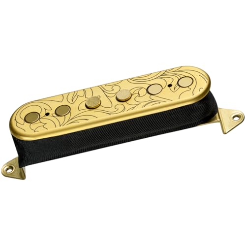DiMarzio Steve Vai UtoPIA Middle Signature Single Coil Pickup - F-spaced - Satin Gold
