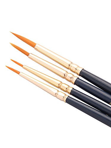 Faber-Castell Synthetic Hair set of 4 Flat Brushes