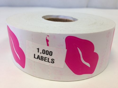 Perforated Lips Tanning Stickers, Roll of 1000