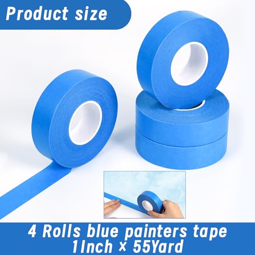 Fyguard 4 Rolls Blue Masking Tape - Image 2