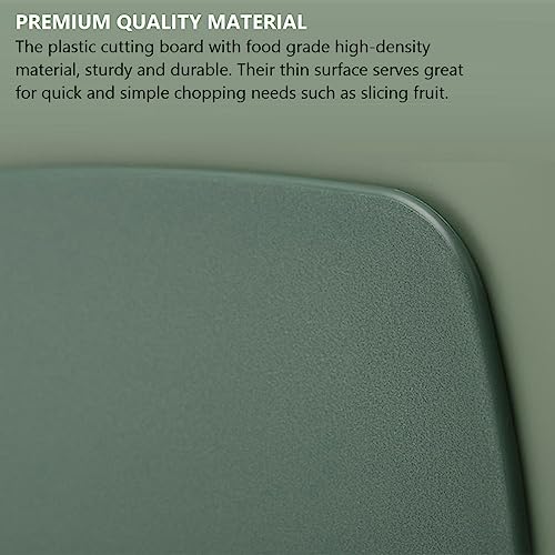 Cutting Boards for Kitchen,Plastic Cutting Board Set of 3, Thick Chopping Boards for Meat Veggies, Fruits - Image 4