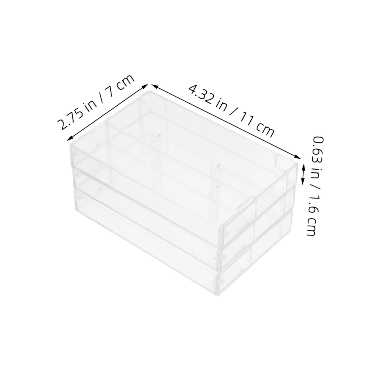 KONTONTY 6 Pack Cassette Tape Storage Cases Clear Plastic Holders for Music Cassette Collection Retro Style