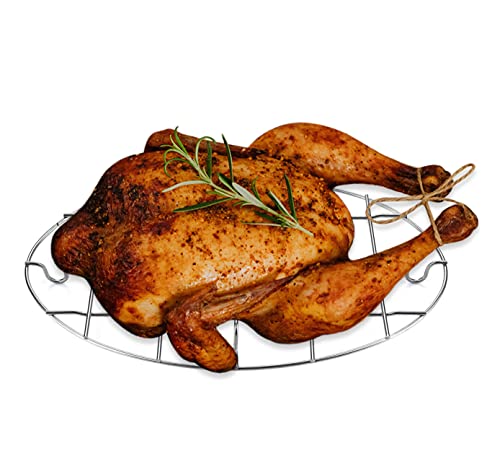Comparison: Best Oven Roasting 6 Pound Chicken 9 TamBee Turkey Roasting Cooling Racks Wire Broiling Rack Roasting Rack Baking Rack Cooking Cooling for Oven Stainless Steel Oval Steamer Rack Canning Rack Cookie Roasting