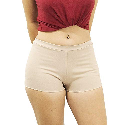 Kit 03 Calcinhas Short Modeladora de Quadril - John Skull Cor:Bege;Tamanho:M