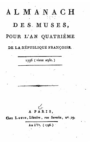 Almanach des Muses - 1796 (French Edition)