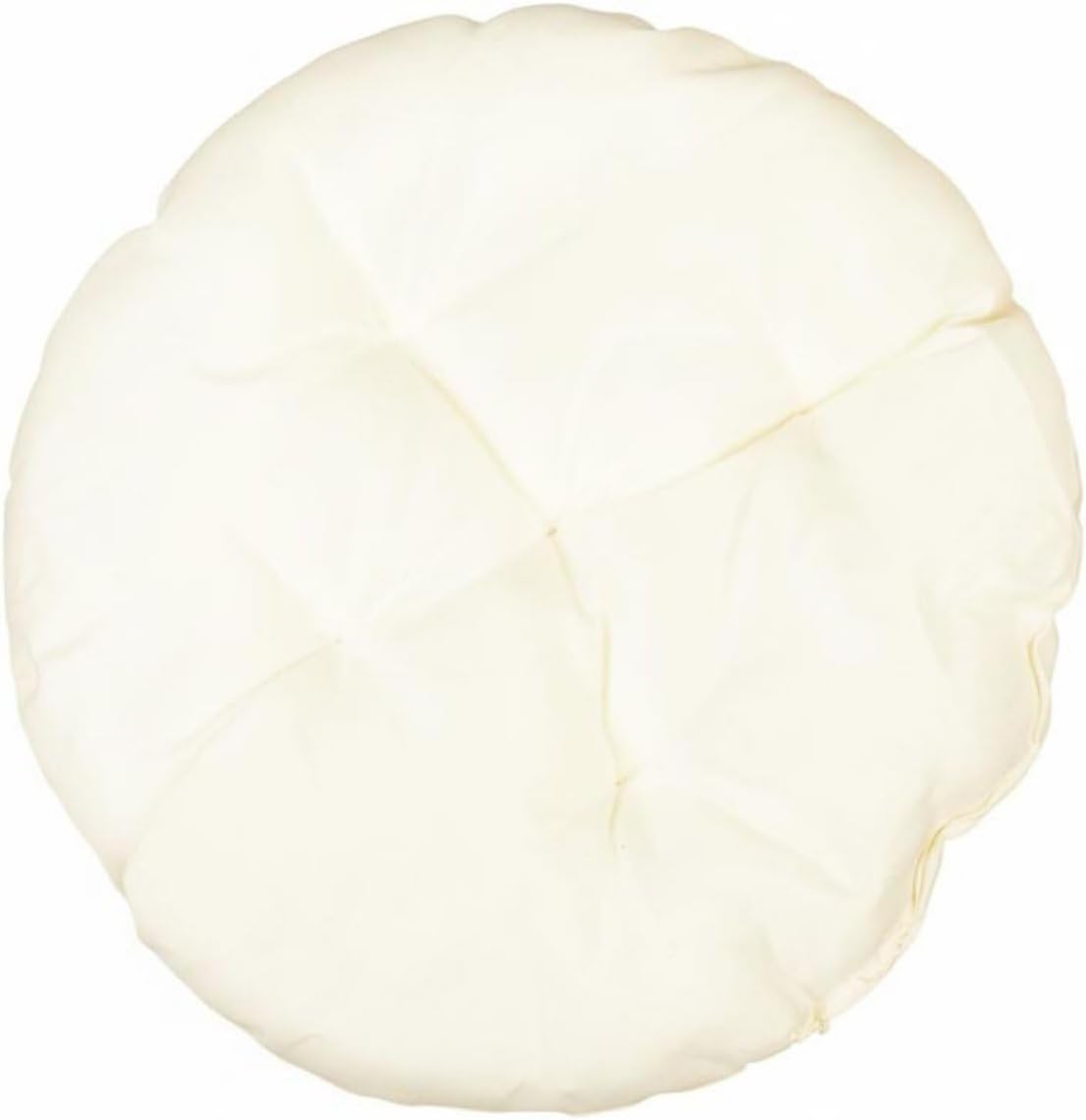 Reversible Cat Sleeping Pad Breathable Round Bed Round Pet Cushion for Cats, Small Pets, White, 40CM