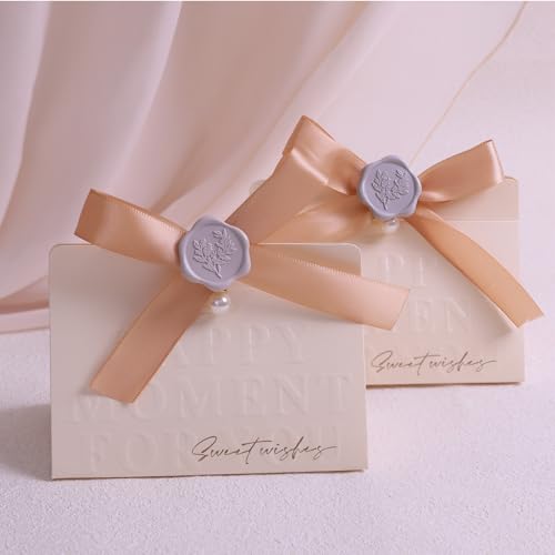 image for UNIQOOO Wax Seal Stickers - Eucalyptus Wedding Invitation Envelope Sea