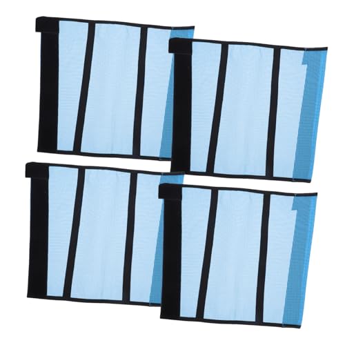 Bottes pour chevaux en polyester bleu Mipcase lot de 4 protections anti-mouches d'écurie