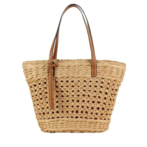 ✔ Affidabile borsa per le vacanze quotidiane: combinando un design pratico con un elegante fascino vintage, questa borsa da donna per tutti i giorni è perfetta per la spiaggia, i viaggi e le gite informali.
