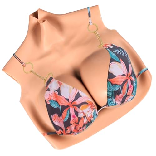 LBUZHOY Pechos de Silicona Realistas Falsos Formas de Senos para Crossdresser Drag Queen Cosplay Mastectomía Travestis(Size:d Cup,Color:Color 1)