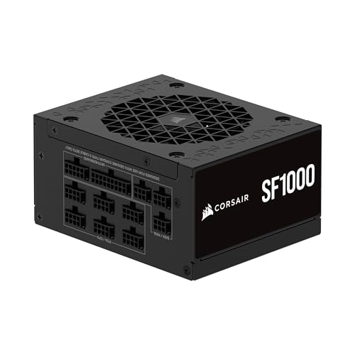 CORSAIR SF1000 (2024) Fully Modular Low Noise 80 Plus Platinum ATX Power Supply – 3.0 Compliant...