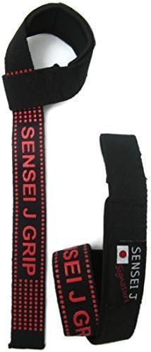 Power Lifting Weight Straps 'TRAX' Original GEL - PADDED Non-Slip Weight Lifting Straps Pro Padded Weight Lifting Training Gym Straps Hand Bar Wrist Support Gloves Xtreme Power Quality) Weightlifting/Crossfit/Workout/Gym/Powerlifting/Bodybuilding For Men/Women Sensei J Gel GRIP