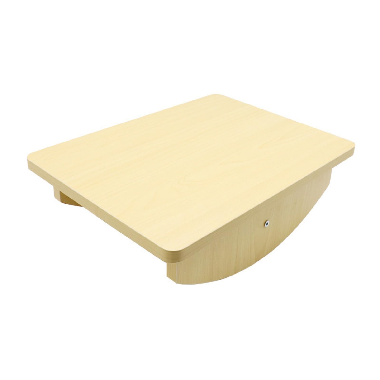 Amagogo Tabla de Equilibrio Infantil Tabla de Balance Balancín de Juego Desarrollo Motor de Madera con Canto Protector y Balanceo Suave Adecuada para Casa