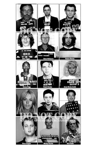 Busted Images d'Arrestation Célébrités : Habillez vos Murs Vides avec des Photos Rares