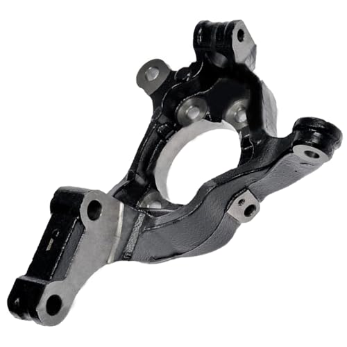 Image of Detroit Axle - Front Left Steering Knuckle for Nissan Sentra Juke Leaf NV200 Chevrolet City Express Driver Side Steering Knuckle Assembly 2015 2016 2017 Replacement