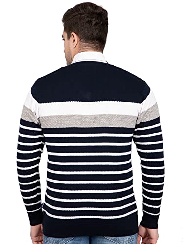 Image of GODFREY V Neck Full Sleeve Sweater for Man Winter Pullover