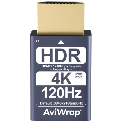 HDMI Dummy Plug 4k120hz HDR Virtual Display Adapter miniatura 1