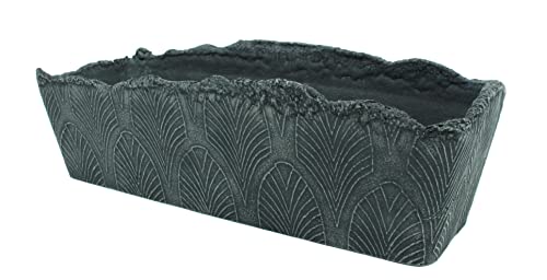 DARO DEKO Blumenkasten 50cm UV- und Witterungsbeständig dunkelgrau