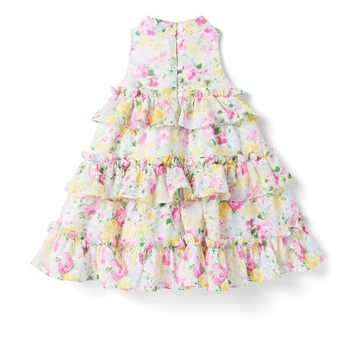 Janie and Jack Girl's Tiered Floral Dress (Toddler/Little Kids/Big Kids)2