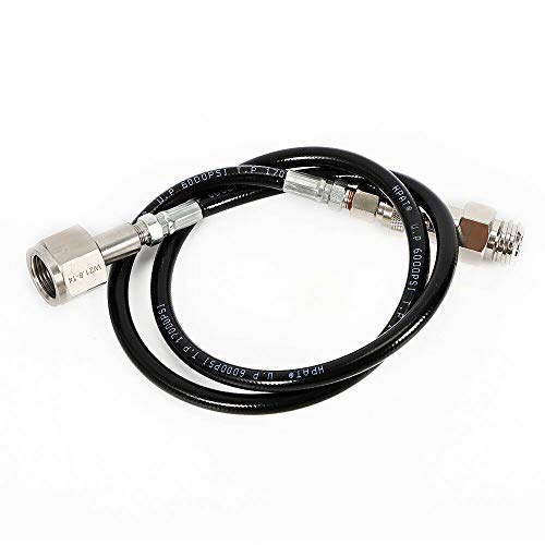 36" CO2 Adapter Tank Direkt Adapter & Schlauch zur Befüllung von Sodastream Soda Club Wassersprudler W21.8