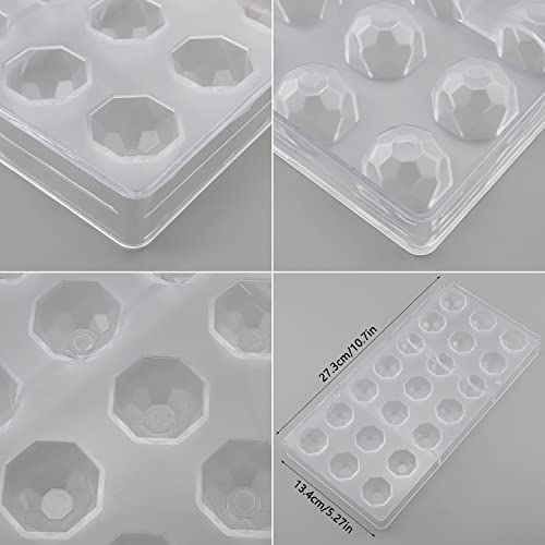FYSL Chocolate Moulds 10.7 x 5.3 Inch Chocolate Moulds Polycarbonate - Image 2