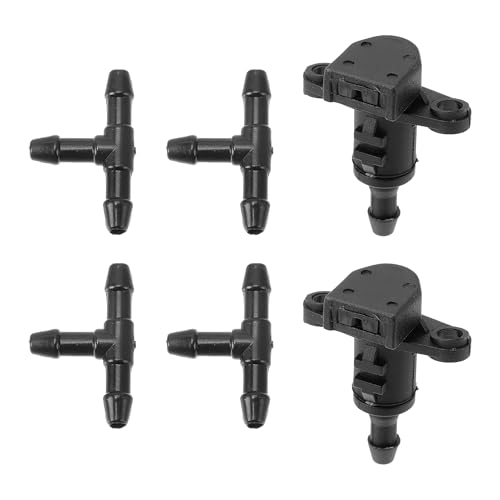 Partuto Kit De Boquillas De Lavaparabrisas Para Hyundai I10 2013 2016 Boquillas De Rociado De Parabrisas Chorro De Lavado De Limpiaparabrisas No.98630Yy000 4 Pzas Con Conector En T