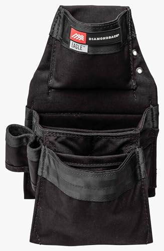 DIAMONDBACK THE EAGLE TOOL BAG - Modular Tool Pouch for 4" Tool Belt, Ideal Tool Bag for Carpenters and Electricians, Nuts, Punches and Fasteners
