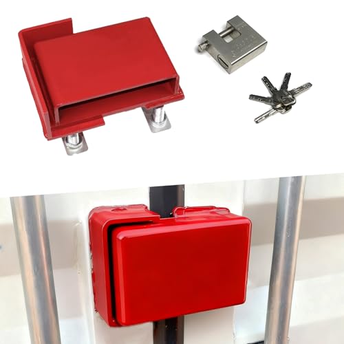 Nrovonis Shipping Container Lock Box Red